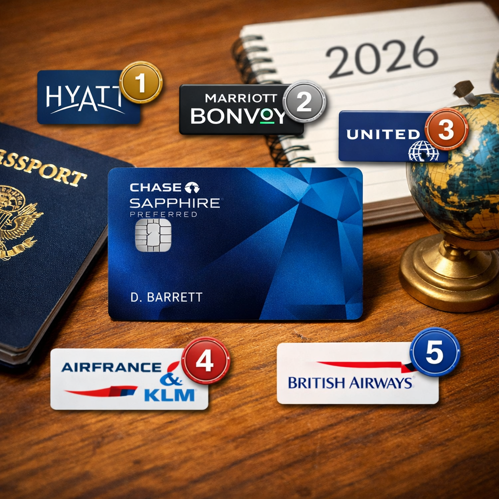 Chase Sapphire Preferred Transfer Partners Ranked for 2026 Travel