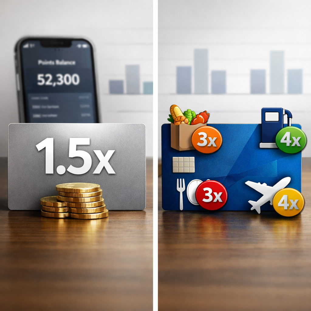 Flat-Rate vs Category Bonuses: Best Credit Cards for Daily Points