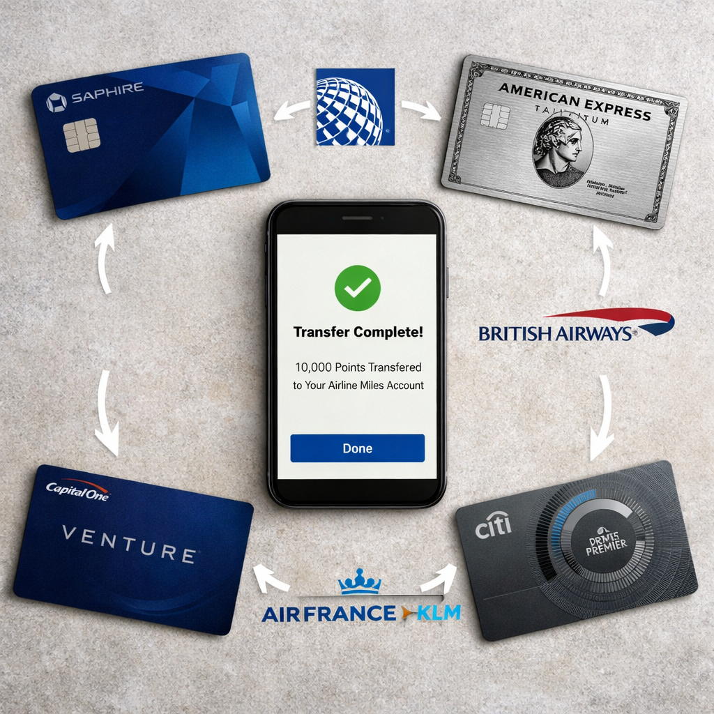 Flexible Airline Miles: Which Banks Let You Transfer Points Easily
