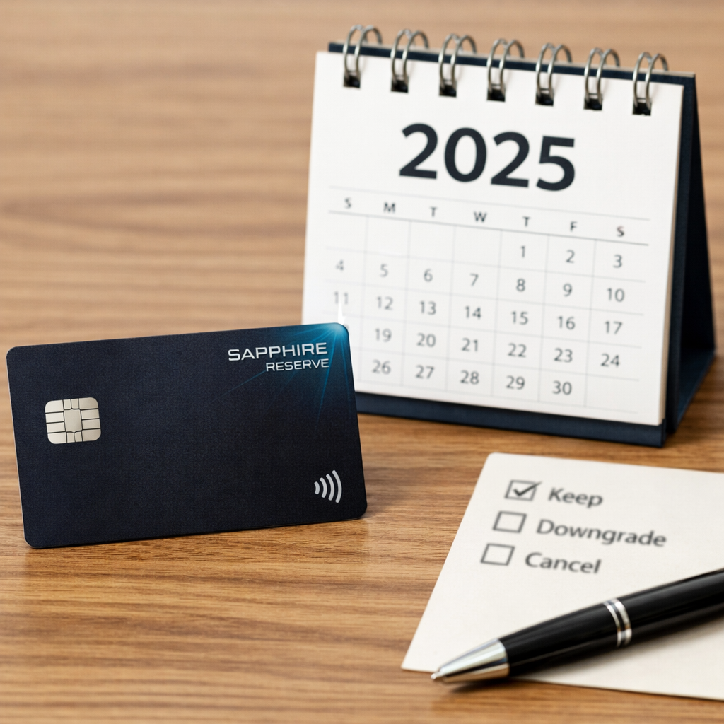 Keep, Downgrade, or Cancel Chase Sapphire Reserve Before Your 2025 Renewal