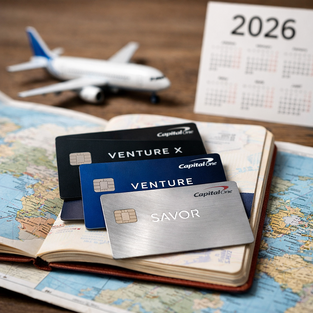 Top Capital One Transferable Points Credit Cards for 2026 Travelers