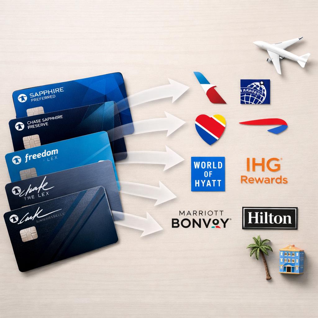 Which Chase Cards Transfer to Airline and Hotel Partners Right Now